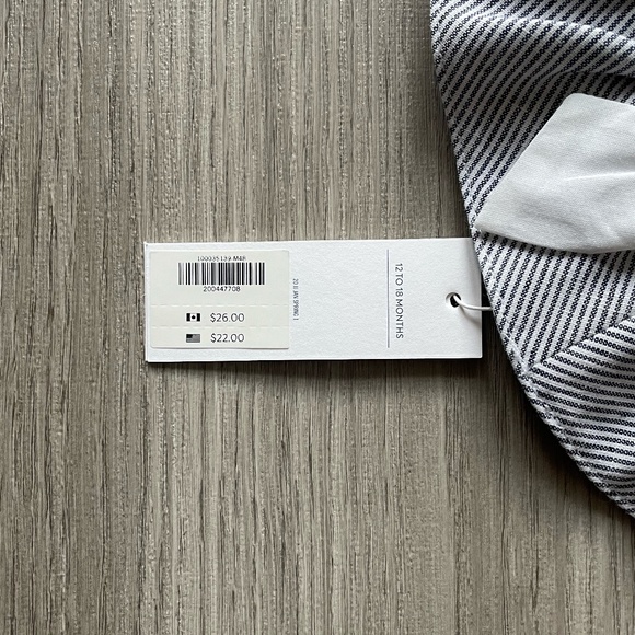 NWT Janie & Jack Striped Bow Bucket Hat & NWOT Eyelet Ruffle Bonnet Pink 12-18M - Picture 6 of 9